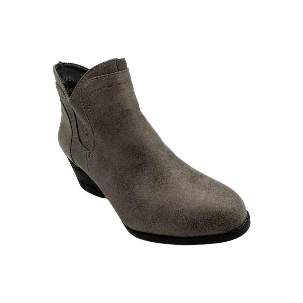 Bella Vita Women's Trust Zip Ankle Boot Grey - Medium